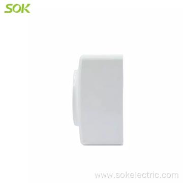 Schuko Outlet with Shutter and grounding Surface Mounted